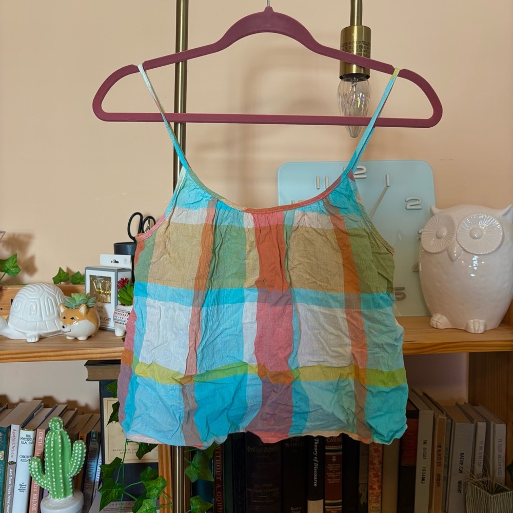 3 FOR $15 ‼️ Aeropostale Multicolor Plaid Camisole